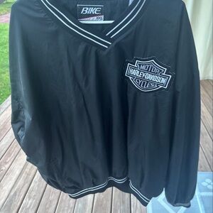 🔥RESERVED/ PENDING 🔥 Harley-Davidson Black V-Neck Jacket